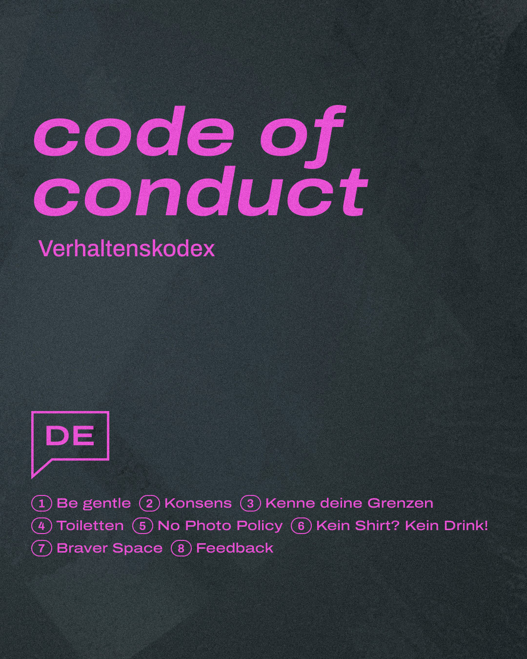 Code of Conduct (de)